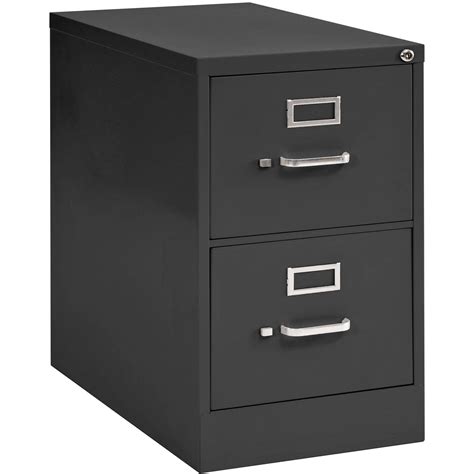 Lateral filing cabinet Primary Material Solid Manufactured Wood Drawers Included Yes Total Number Of Drawers 2 Soft Close or Self Close Drawer Glides Yes Fully Extendable Drawers Yes Drawer Glide Mechanism Ball Bearing Glides Wheels Included No Locking Yes Supplier Intended and Approved Use Residential Use Document Size Letter Assembly. . Metal file cabinets 2 drawer